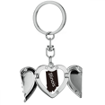 thumbnail image 1 of America USA Map Outline Heart Angel Wing Key Chain Holder, 1 of 3