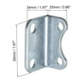 thumbnail image 2 of Unique Bargains Cylinder Rod Splint Mounting Bracket, 2 Pack SC Pneumatic Parts for 32mm Dia., 2 of 5
