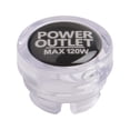 thumbnail image 4 of 1Pc Car Socket Protective Cover Power Outlet Button Cap Vehicle Accessories Transparent, 4 of 8