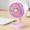 thumbnail image 4 of shyuyusa USB Charging Desktop Cute Cat Mini Fan, 4 of 7