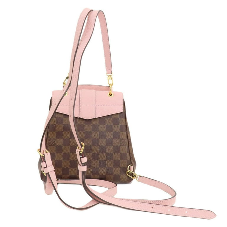 Pre Owned Louis Vuitton N42262 Clapton Damier Ebene Backpack Daypack Canvas for Women Good Walmart