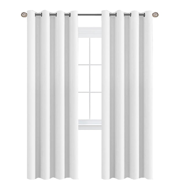 Cortina H.VERSAILTEX de 132 x 244 cm con aislamiento térmico, color blanco
