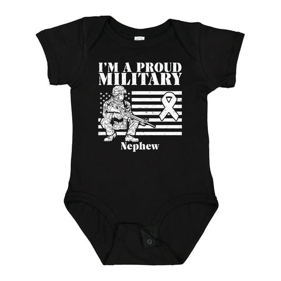 Inktastic Proud Military Nephew Red Friday Boys Baby Bodysuit