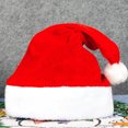 thumbnail image 3 of 1 Uds. Gorro de Noel con lindo pompón Santa Claus gorros de Navidad para niños adultos muñeco de nieve, 3 of 6