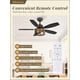 thumbnail image 3 of Ventilador de Techo Fanbulous 42" Bronce Aceitado con Luz y Control Remoto de 6 Velocidades, 3 of 7