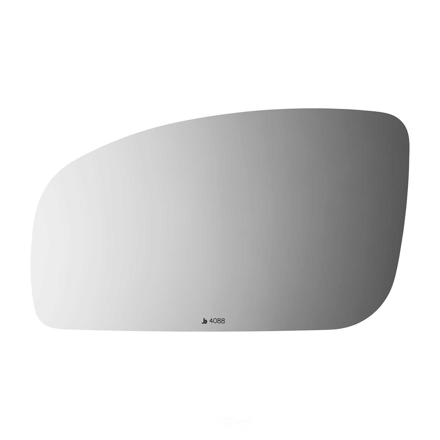 Burco Side View Mirror Replacement Glass - Clear Glass - 4088