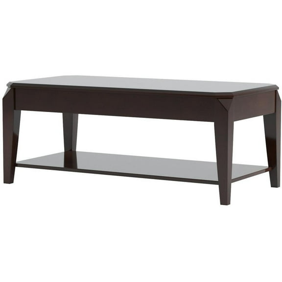 ACME Docila Rectangular Wooden Coffee Table with Lift Top in Walnut
