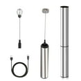 thumbnail image 5 of MEGICOT Rechargeable Milk Frother with Double Spring Whisk Head + Balloon Whisk Head, Adjustable 2-Speed Handheld Mini Foam Maker For Cappuccino, Coffee, Latte, Hot Chocolate, Egg, 5 of 7