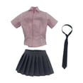 thumbnail image 2 of Ropa para Modelos de Figura 1/6 Strade Fareast Limited camisa y falda rosa, 2 of 8