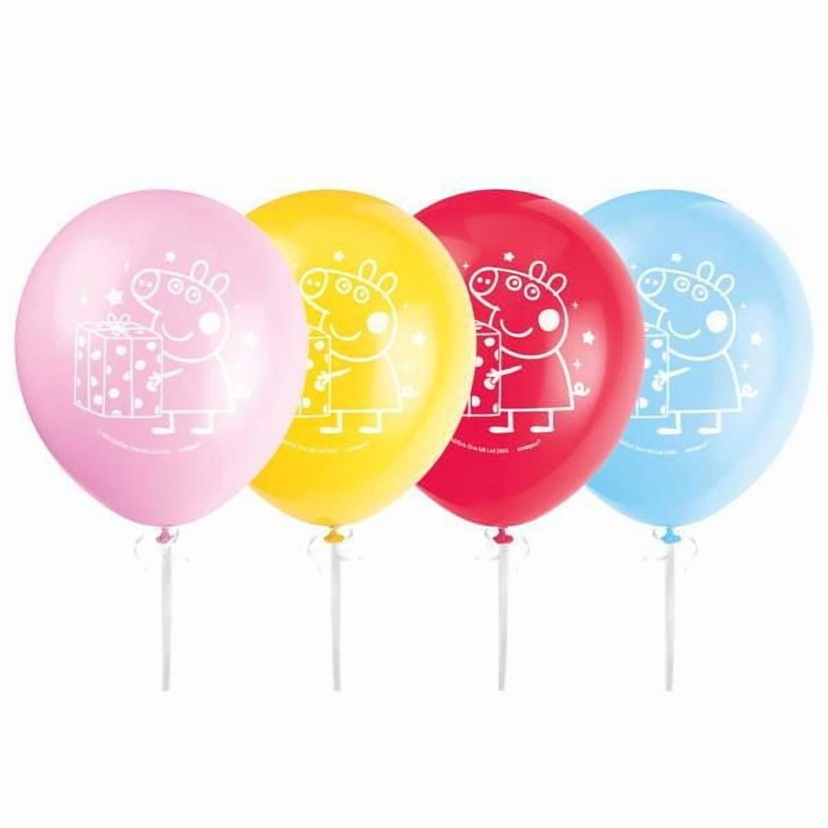 8 ballons en latex Peppa Pig, 12 po Mesurent 12 po lorsque gonflés