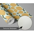thumbnail image 6 of S4Sassy Peel & Stick Vinyl Wallpaper, Lemon Print Wallpaper Contact Paper Waterproof - Orange, 25"X 120", Textured Finish, Removable Walls Covering For Kids Room Wall Decor, Baby Room, Playroom, 6 of 8