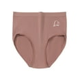 thumbnail image 3 of abtuhar Womens Underwear,Women's Solid Color Plus Size High Waist Abdomen And Buttocks Breathable Seamless Briefs Brown, 3 of 4