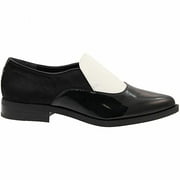 Circus by Sam Edelman Farrah Snow White/Black Slip-On Pointed-Toe Synthetic Loafers Flats (10.5, BLACK/WHITE)