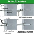 thumbnail image 5 of TOGGLER Alligator AF8 Flanged Anchor with Screws, Polypropylene, Made in US, for #8 to #14 Fastener Sizes Pack of 20, 5 of 9