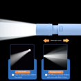 thumbnail image 6 of YUVA Mini USB Charging Zoom Dimming LED Flashlight, 3 Modes IP65 Waterproof Aluminium Alloy Portable Keychain Torch with 100 Lumens 400mAh Battery for Emergency, Camping, Hiking, Biking, 6 of 6
