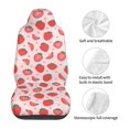 thumbnail image 5 of Yiaed Strawberry Print Car Seat Covers,Universal Auto Seats Protector Fits for Car,SUV Sedan,Truck,Automotive Seat Covers & Accessories(Two packs), 5 of 7
