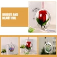 thumbnail image 3 of Raindrops 6pcs Plastic Clear Easter Egg Ornaments Fillable Transparent Hanging Eggs for Home Decor DIY Candy Boxes, 3 of 8