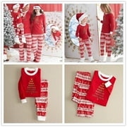 Fashion New Children Adult Family Matching Christmas Pajamas Sleepwear Nightwear Pyjamas
