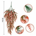 thumbnail image 5 of Ikeay Artificial Lavender Hanging Plant, Purple Faux Flower Vine for Spring Home Garden Wedding Decor, Wall Porch Decoration Orange, 5 of 9