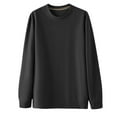 thumbnail image 1 of Timegard Hauts Grande Taille pour Femmes Chandails en Molleton Col Rond Manches Longues Chandail Ample Automne Décontracté Hauts, 1 of 9