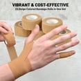 thumbnail image 5 of MEDca 1 inch X 5 Yds Self Adherent Cohesive Wrap First Aid Tape Bandages, 24 Count, 5 of 9