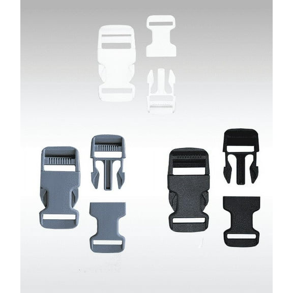 MICRON Black Plastic Buckles