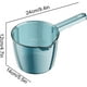 thumbnail image 2 of Jarra de baño con paleta de agua Cucharón de agua con mango largo | Plástico transparente grueso y duradero | Drenaje eficiente | Resistente al calor | Fácil almacenamiento | Taza utilitaria para, 2 of 6
