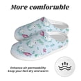 thumbnail image 6 of Lsque Rabbit And Butterfly Pattern Womens Comfort Cotton on Scuff With Memory Foam and Anti-skid Sole Slipper-42/43, 6 of 7