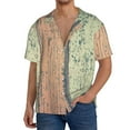 thumbnail image 3 of Fotbe Hardwood print Short Sleeve Button Down Shirts for Men Casual Summer Beach Wrinkle Free Shirt-XX-Large, 3 of 7