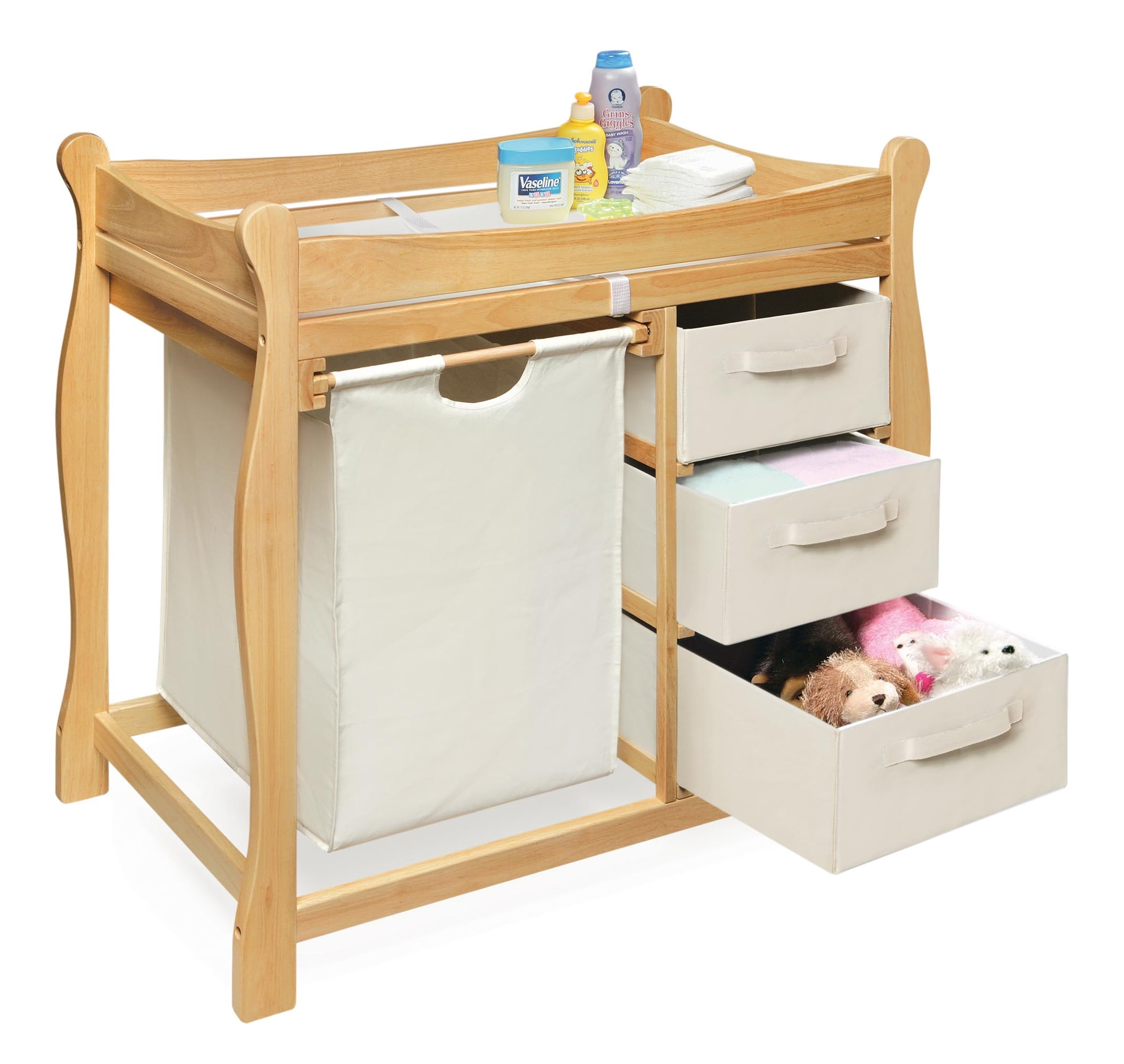 rosanna changing table with hamper