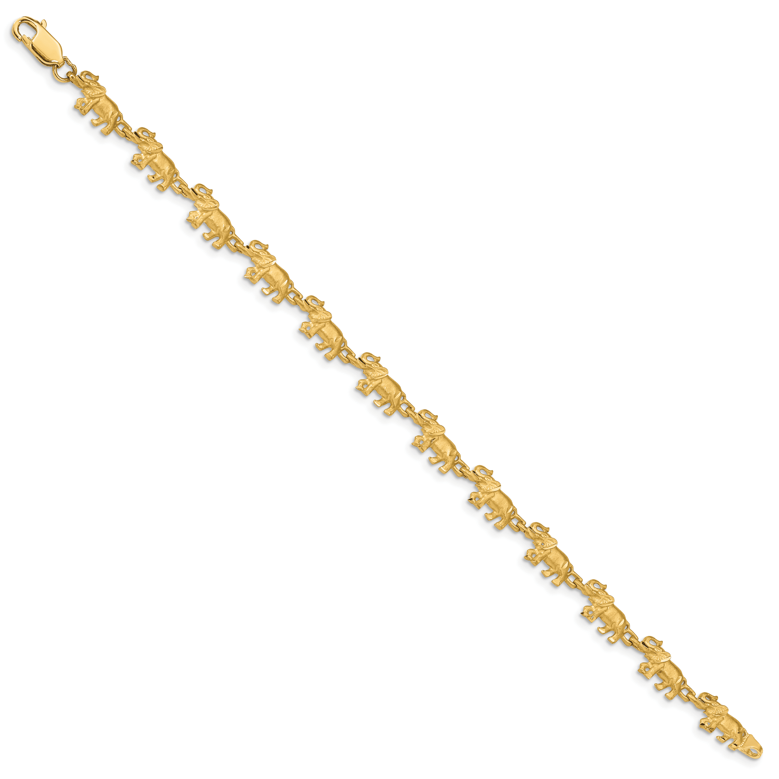 Elephant Face Rubilite Bangle 14K Gold 925 Sterling Silver at Rs  500/piece(s) | Uncut Diamond Bangles in Jaipur | ID: 5738071091