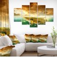 thumbnail image 1 of Great Ocean Road Australia Green - Uvre d'Art Moderne sur Toile, 1 of 3