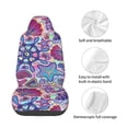 thumbnail image 4 of Fuzoiu Cute Nautical Print Elastic Car Seat Covers, Seat Cover Protector,Universal Fit Interior Covers for Most Cars,Washable Seat Cover Non Slip for SUV,Sedan,Van, 4 of 5