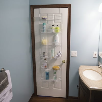 Buy Over The Door Bathroom Organizer With 6 Shelves By Lavish Home Online In Turkey 55317529
