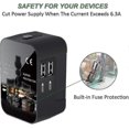 thumbnail image 3 of All-in-one Global Travel Adapter Wall Charger With Dual Usb Charging Ports Internationally Available, 3 of 5