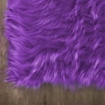thumbnail image 5 of Latepis Faux Fur Sheepskin Rug Luxury Room Décor for Living Room,Bedroom,Playroom Purple Fur Rug 5x6.7,Fluffy Washable Rug Purple Fur Rug, Rectangle, 5 of 7