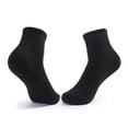 thumbnail image 2 of KyCheLot Men's Ankle Socks Solid Color Comfy Breathable Casual Socks Dailywear Work Sport, 2 of 3
