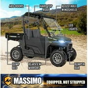 Massimo Buck 250 Side by Side UTV 12hp, 177cc, 6.5 cf. Dumping Cargo Bed -Green