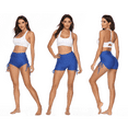 thumbnail image 2 of Biker Shorts For Women High Waist Workout Yoga Shorts Stretch Running Gym Short Pants For Yoga Rope Skipping Shuttlecock Kicking Jogging, 2 of 8