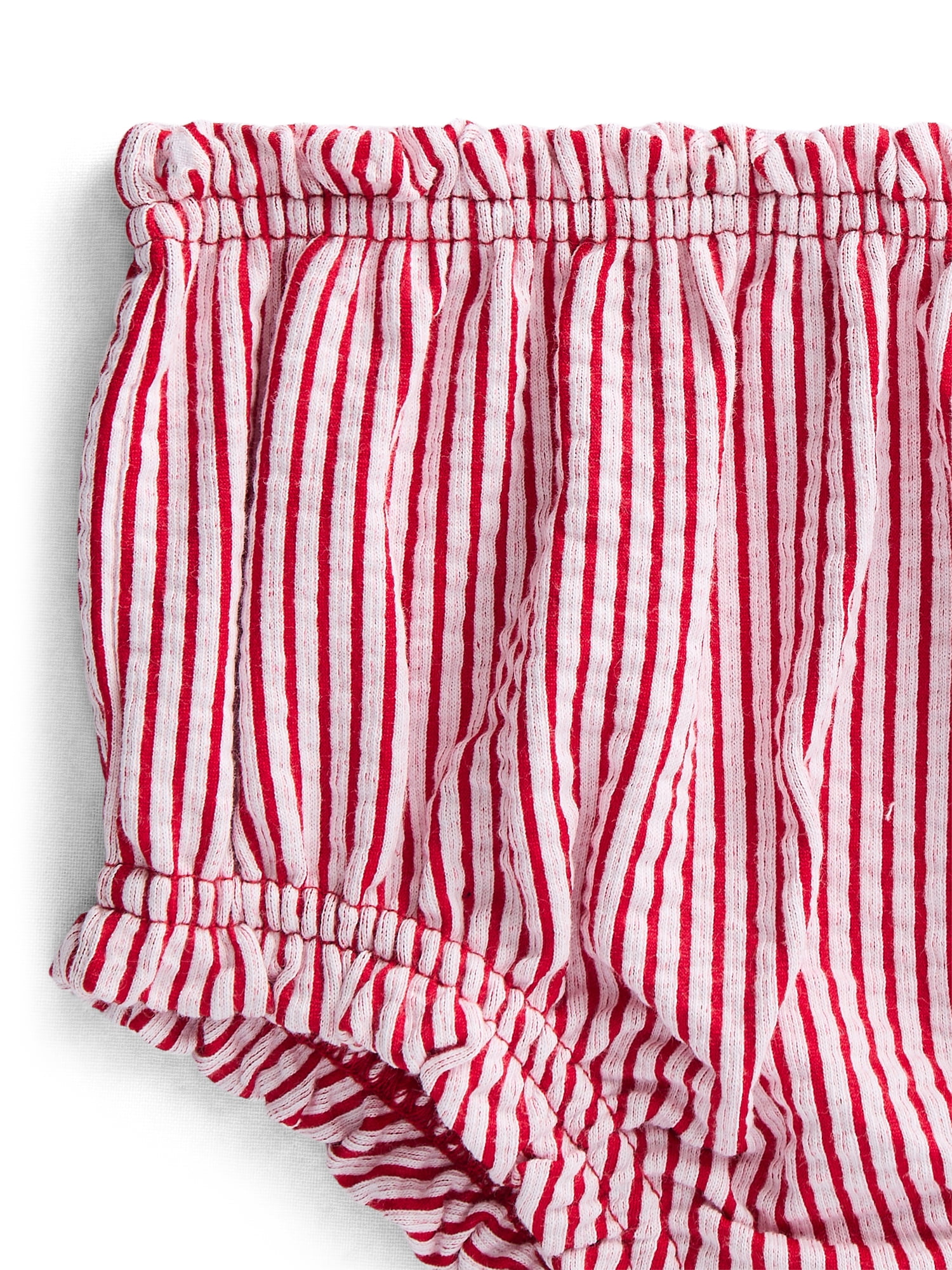 Wonder Nation Baby Girls Patriotic Seersucker Romper & Bloomers with Flutter-Sleeve, 2-Piece Set, Sizes 0–24M