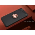 thumbnail image 2 of Veeki for iPhone Xs Max Case,[Invisible Matal Ring Bracket][Magnetic Support] Shockproof Anti-Scratch Ultra-Slim Protective Cover Case for iPhone Xs Max (Red+Black), 2 of 7