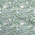 thumbnail image 1 of oneOone Cotton Jersey Dusty Teal Green Fabric Florals Sewing Craft Projects Fabric Prints By Yard 58 Inch Wide, 1 of 1