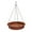 Brown, variant on HomeLife Outdoor Hanging Birdbath Bird Feeder Large Capacity Weather-Resistant Easy to Install Metal Bird Bath Bowl with Detachable Chain
