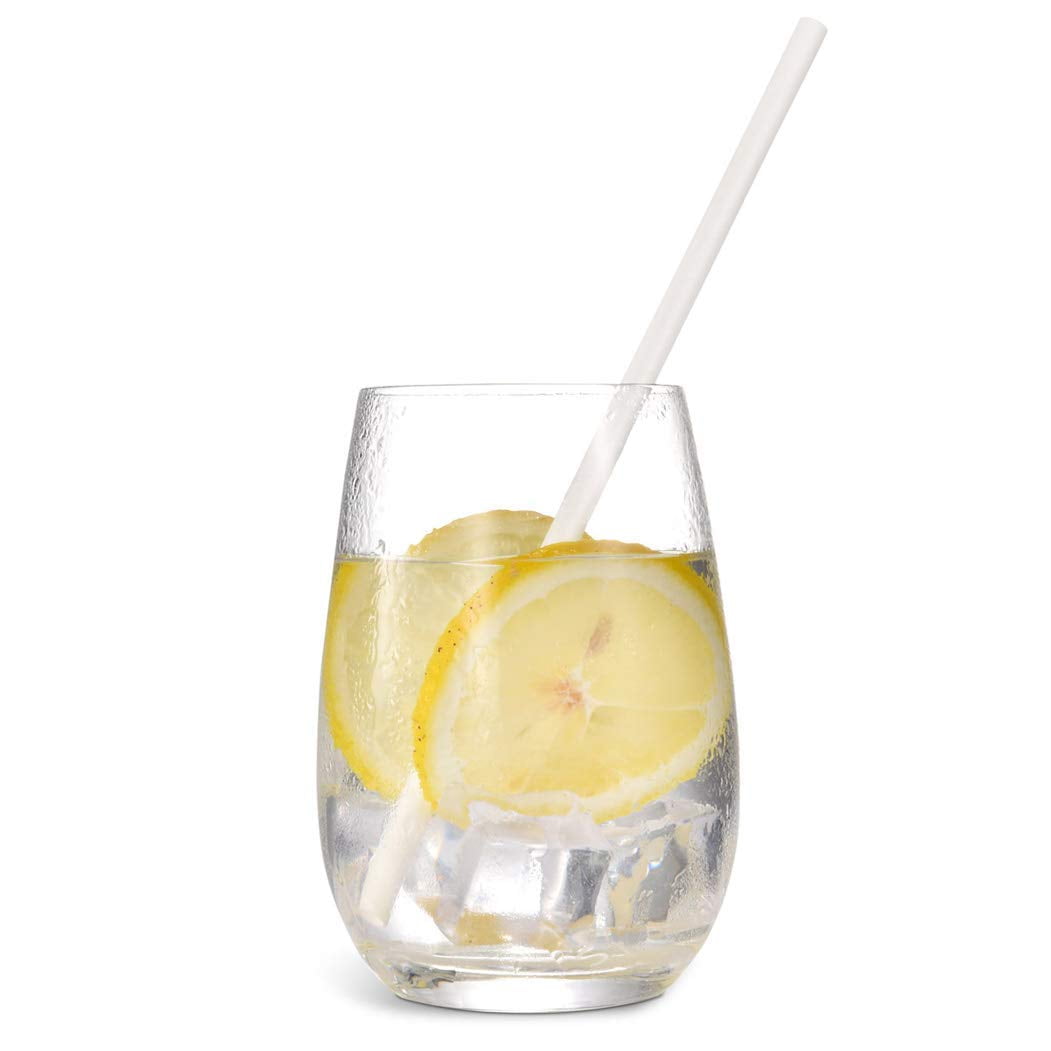 2500 piece 7.75" JUMBO BLACK STRAWS drinking soda lemonade ice tea FREE SHIP 