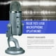 Blue Yeti Microphone USB (Platinum) avec Casque de Studio et Pack d'Accessoires de Filtre Pop – image 2 sur 5