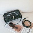 thumbnail image 7 of Genuine Cowhide Leather Women's Crocodile Embossed Shoulder Bag, Flap Crossbody Satchel Purse, 7 of 7