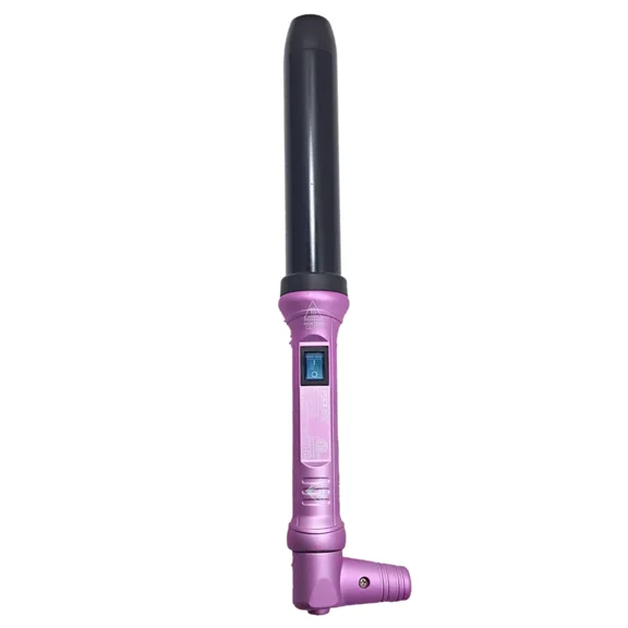 Proliss Diamond Twister Curling Iron Wand For Tailored Hair Styling, Pink Pearl (32mm)