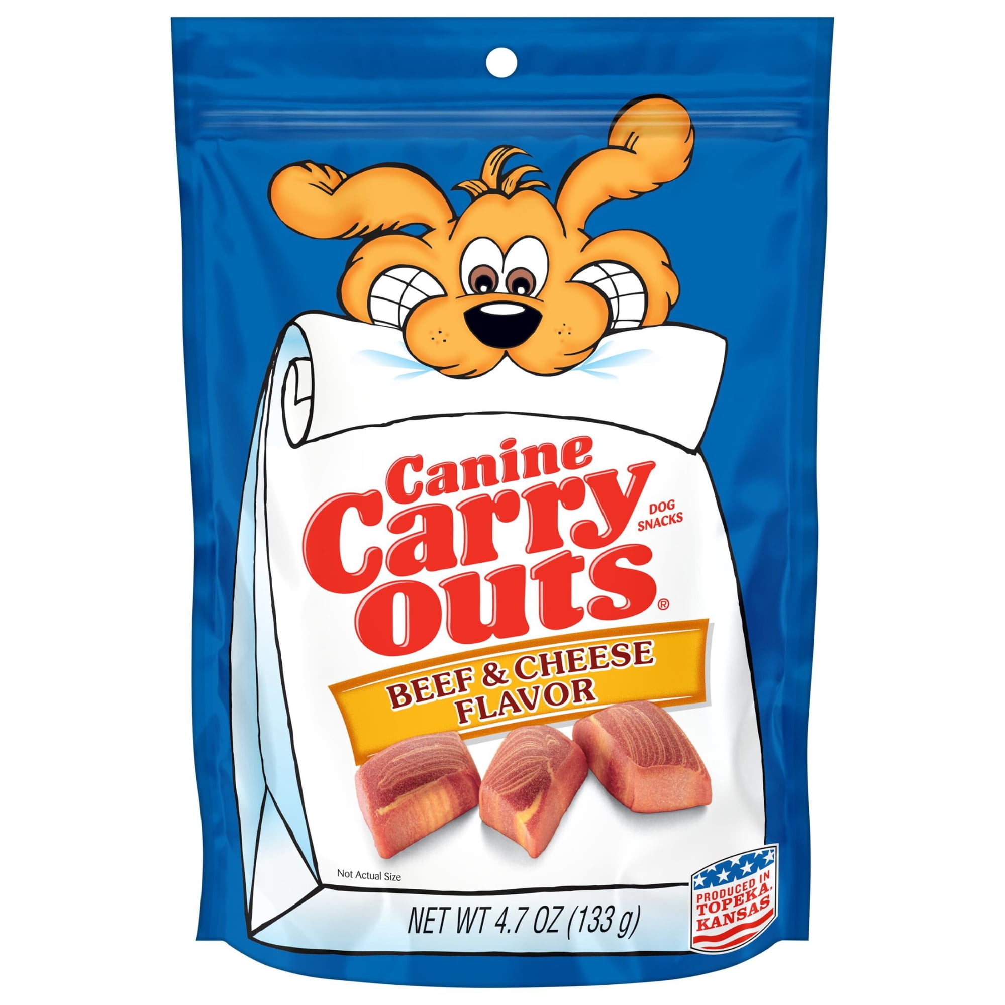 Canine Carry Outs Beef & Cheese Flavor Dog Treats, 4.7oz