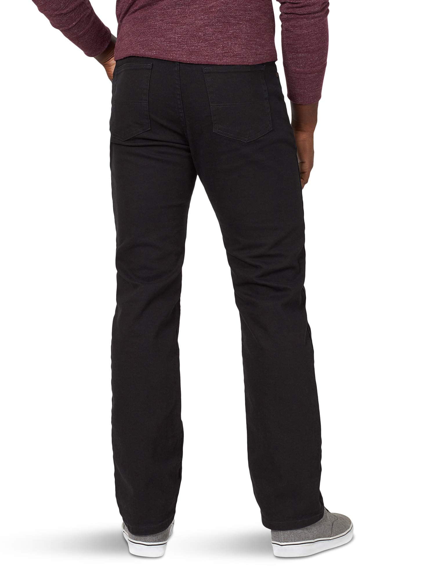 パンツ Wrangler black denim w44 big size!!! Wrangler Mens 44X32 Relaxed Fit Classic Stretch Jeans