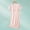 Pink, variant on Royisotas Summer Nightgowns for Women Crew Neck Pink Nightdress Button Down Solid Color Cotton Juniors Pajamas Short